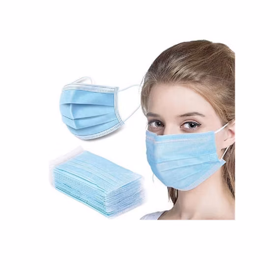 Disposable Nonwoven Earloop 3 Ply Medical Face Mask