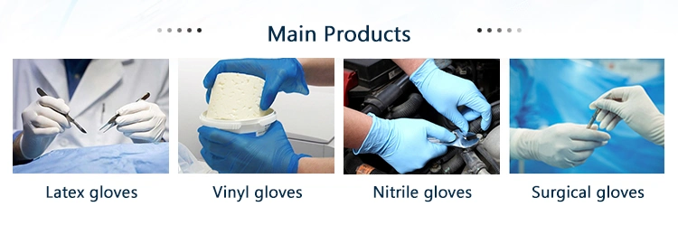 Competitive Factory Price Non Sterile, M5.0g Series, Single Use Latex Gloves