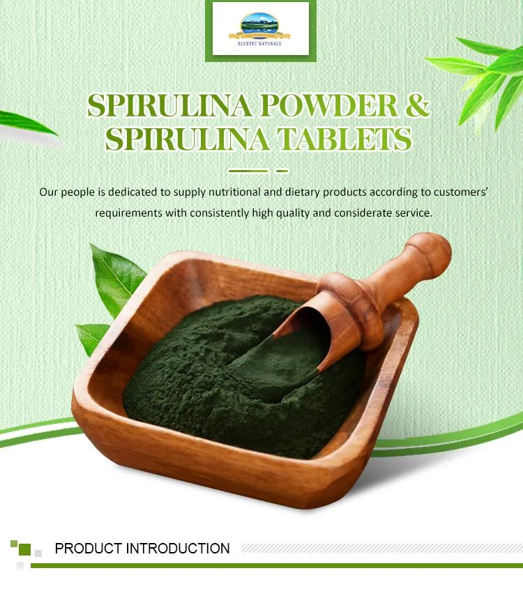 Slimming Anti-Cancer Diabetes Healthcare Product Organic Spirulina Tablets in Bulk