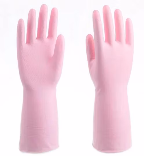 Luvas para lavar pratos domésticos Luvas de PVC à prova d'água