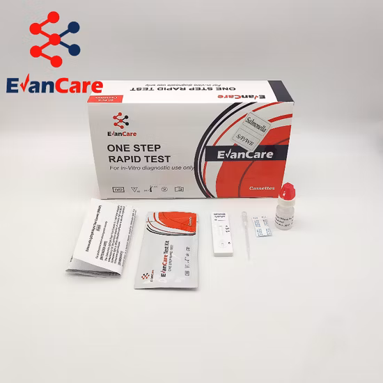 Cartão de teste rápido tifóide Cartão de teste rápido tifóide